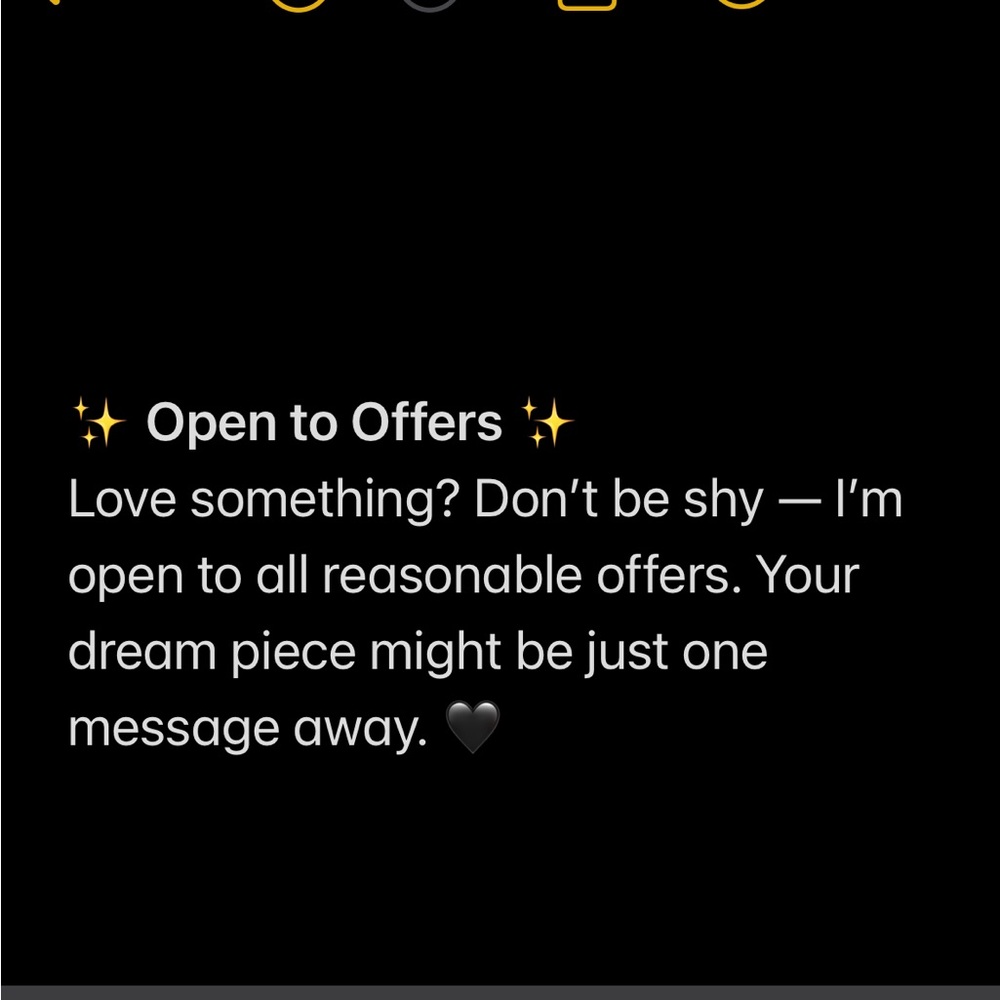 Open to Offers Text Banner